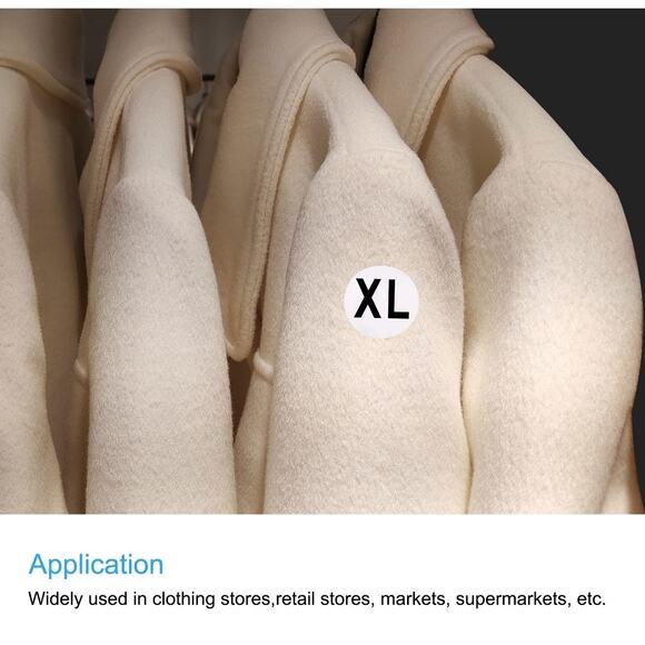 x120 "Thank you" BLACK sticker shipping supplies - Picture 2 of 2